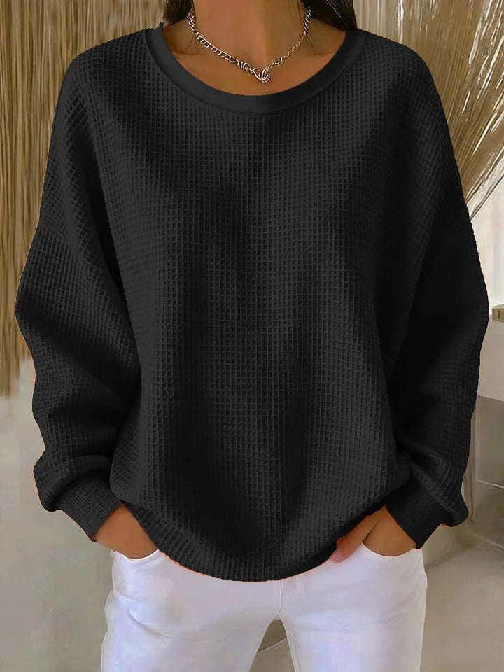 Zoe™ | Sweater with a Wide Collar