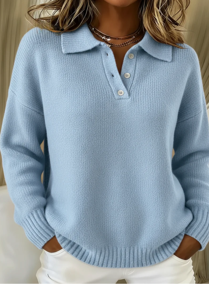 Evie™ | Polo Sweater