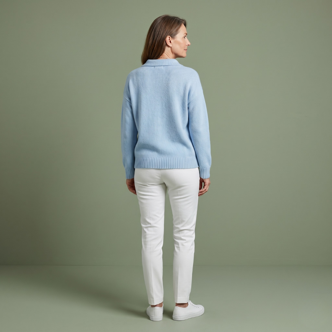 Evie™ | Polo Sweater