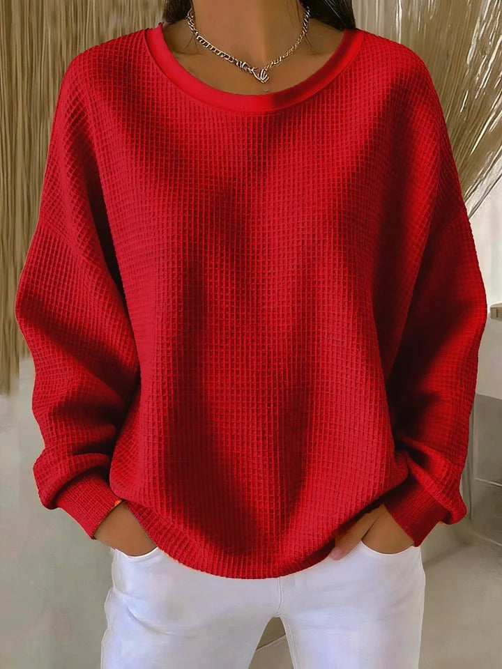 Zoe™ | Sweater with a Wide Collar
