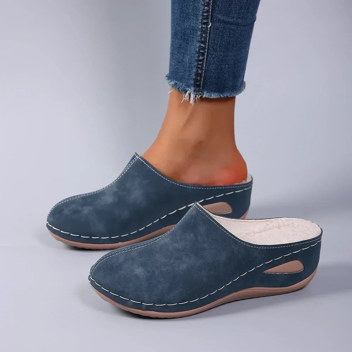 Freya | Warm Faux-Fur Lined Slippers