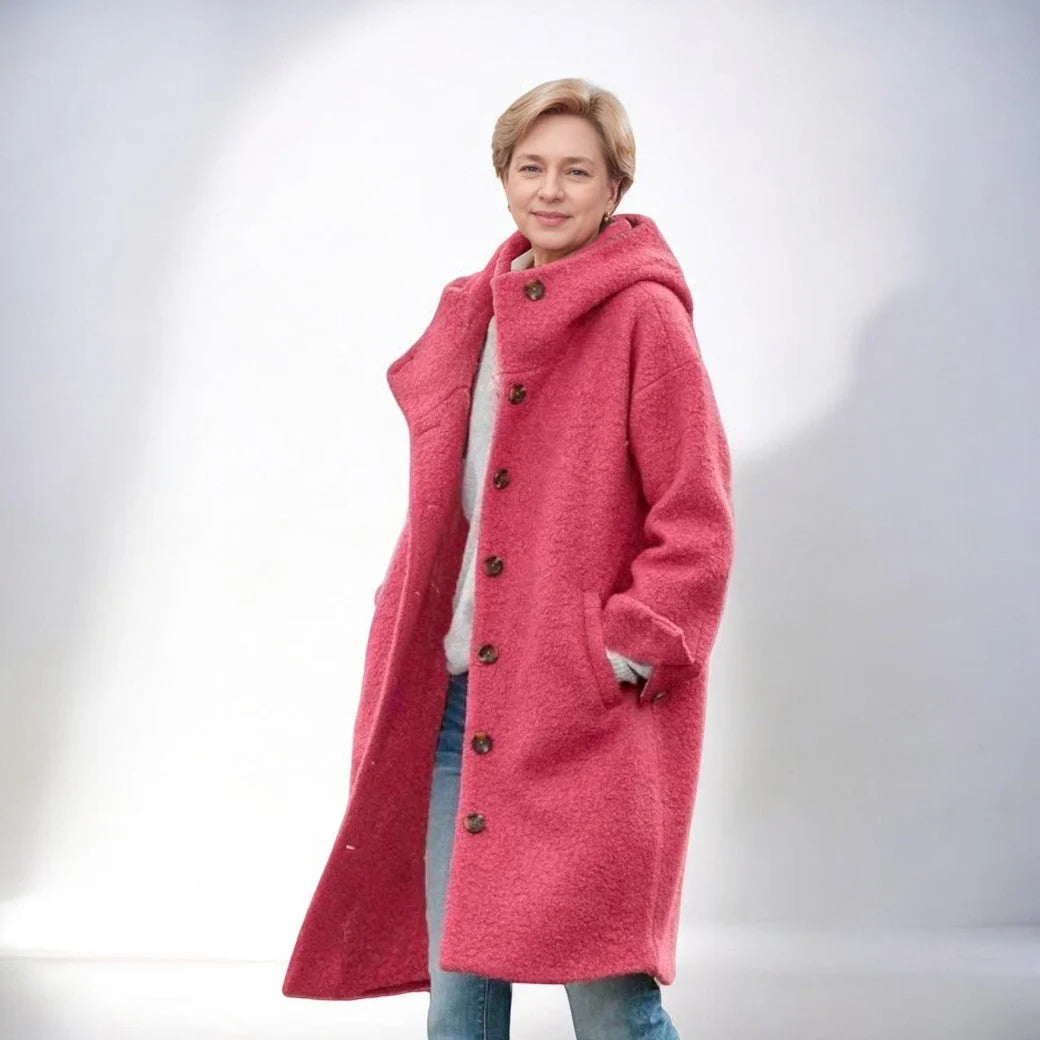 Sophie | Elegant long winter jacket with pockets