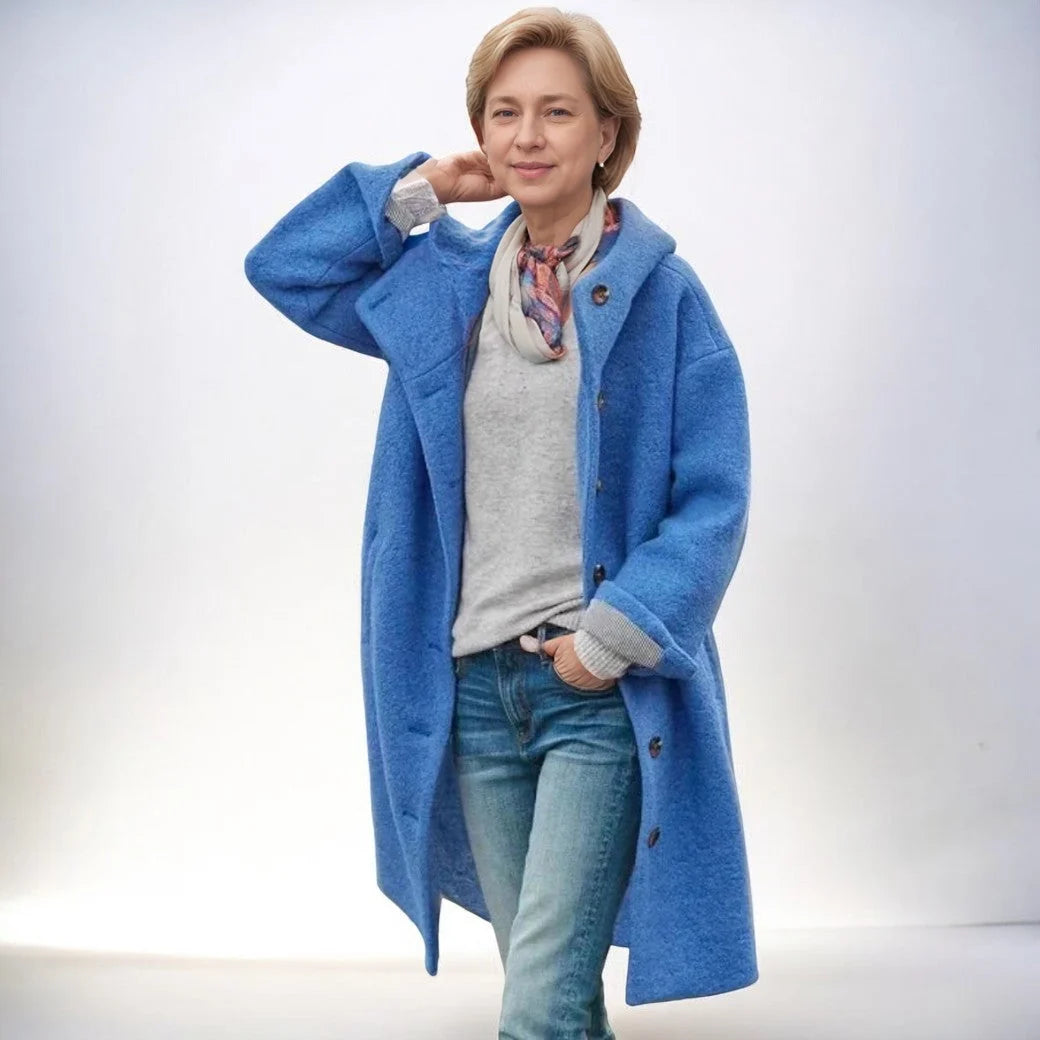 Sophie | Elegant long winter jacket with pockets