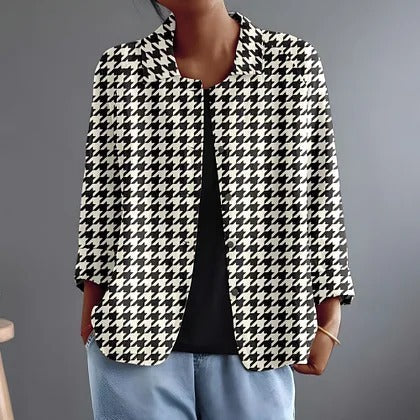 Cynthia | Open-Front Collared Jacket