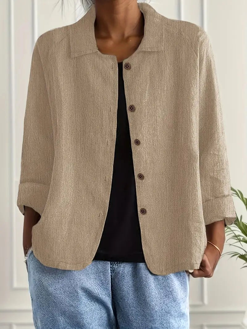 Wilma | Relaxed Button-Front Jacket